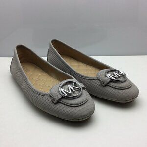 Michael Kors Lilac Loafers with Silver Logo Size 8‎